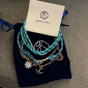 wrap bracelet silver anklet bracelet with celestial charms gold-plated anklet